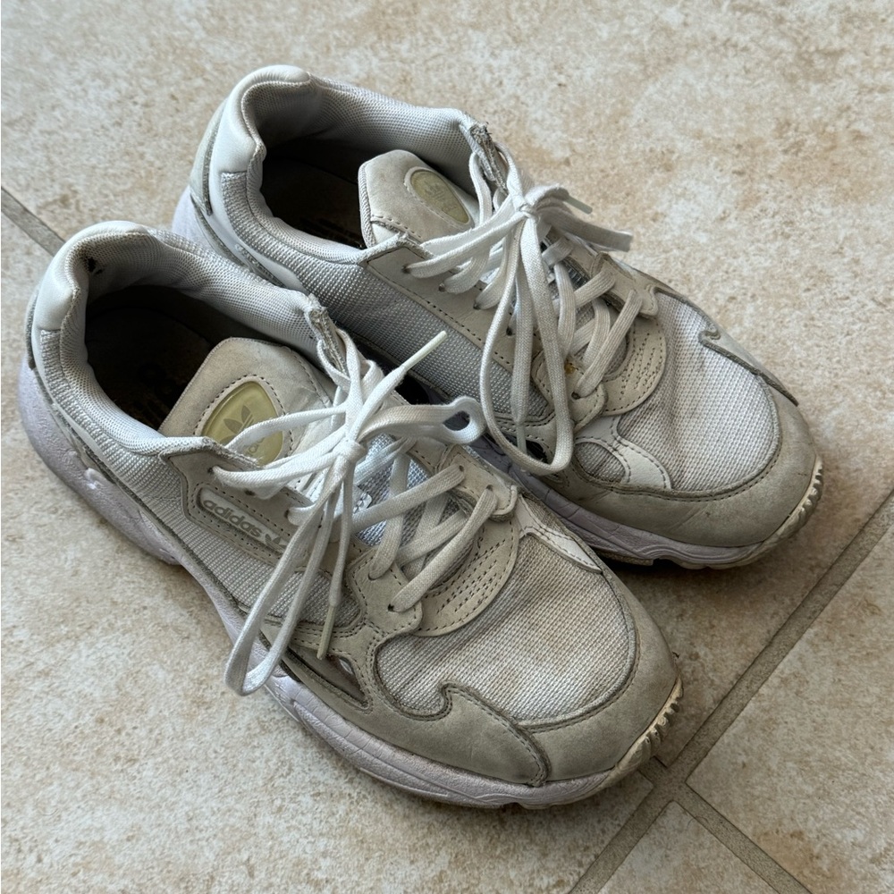 Adidas FALCONS white womens 7.5